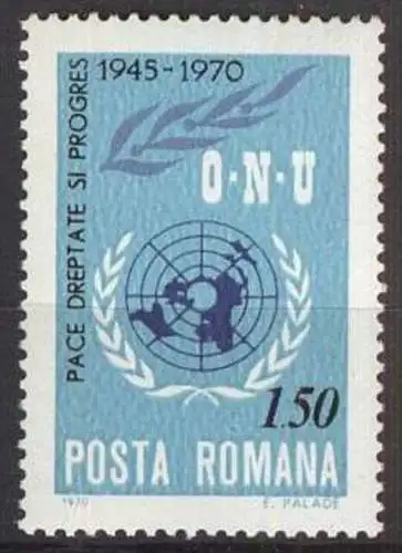 RUMÄNIEN 1970 Mi-Nr. 2887 ** MNH