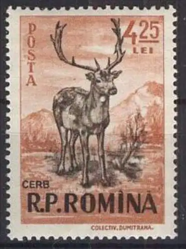 RUMÄNIEN 1956 Mi-Nr. 1576 ** MNH