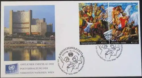 UNO WIEN 2004 Mi-Nr. 430/31  FDC