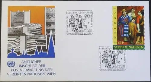 UNO WIEN 2000 Mi-Nr. 325  FDC