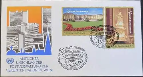 UNO WIEN 1998 Mi-Nr. 270/71  FDC