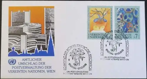 UNO WIEN 1998 Mi-Nr. 268/69  FDC