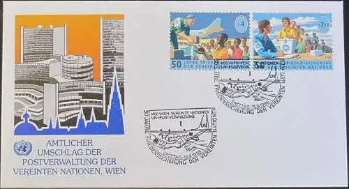 UNO WIEN 1998 Mi-Nr. 266/67  FDC