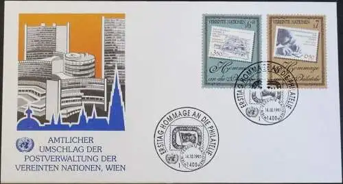 UNO WIEN 1997 Mi-Nr. 236/37  FDC