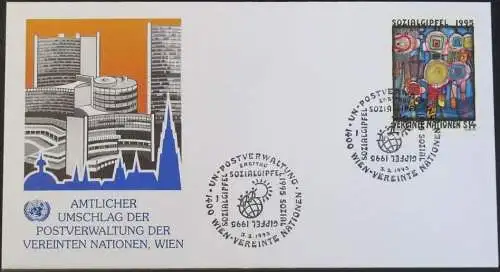 UNO WIEN 1995 Mi-Nr. 179  FDC