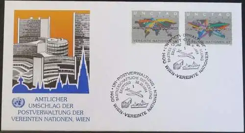 UNO WIEN 1994 Mi-Nr. 176/77  FDC