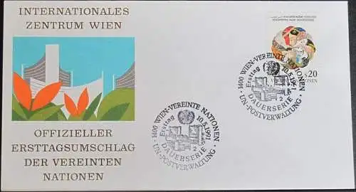 UNO WIEN 1991 Mi-Nr. 116  FDC