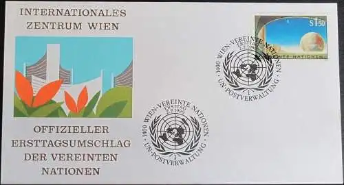 UNO WIEN 1990 Mi-Nr. 99  FDC