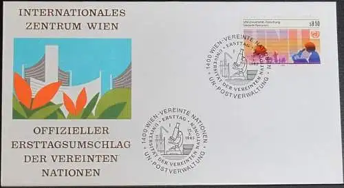 UNO WIEN 1985 Mi-Nr. 48  FDC
