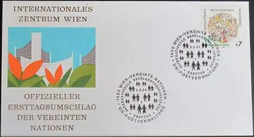 UNO WIEN 1984 Mi-Nr. 38  FDC