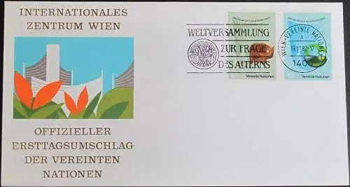 UNO WIEN 1982 Mi-Nr. 27/28  FDC