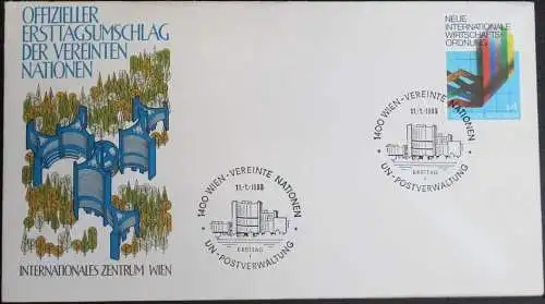 UNO WIEN 1980 Mi-Nr. 7  FDC