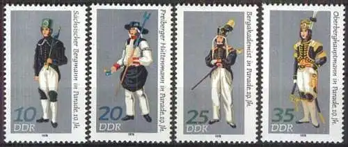 DDR 1978 Mi-Nr. 2318/21 ** MNH