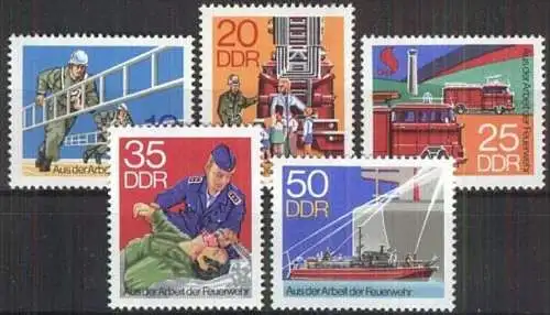 DDR 1977 Mi-Nr. 2276/80 ** MNH