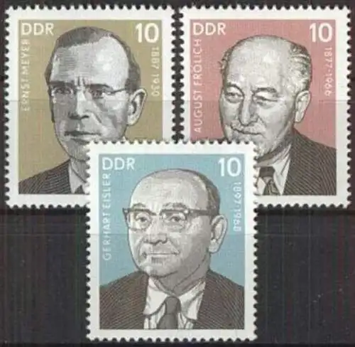 DDR 1977 Mi-Nr. 2264/66 ** MNH