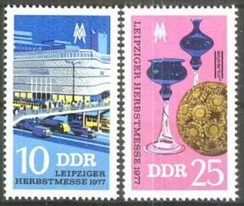 DDR 1977 Mi-Nr. 2250/51 ** MNH