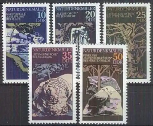 DDR 1977 Mi-Nr. 2203/07 ** MNH