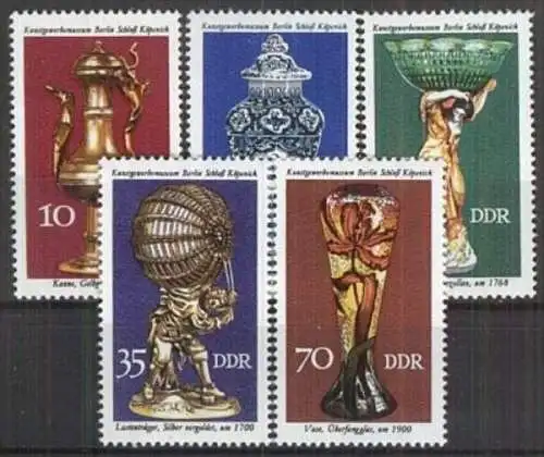 DDR 1976 Mi-Nr. 2171/75 ** MNH