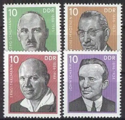 DDR 1976 Mi-Nr. 2107/10 ** MNH