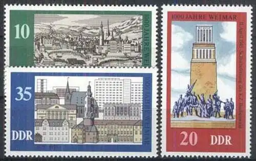 DDR 1975 Mi-Nr. 2086/88 ** MNH