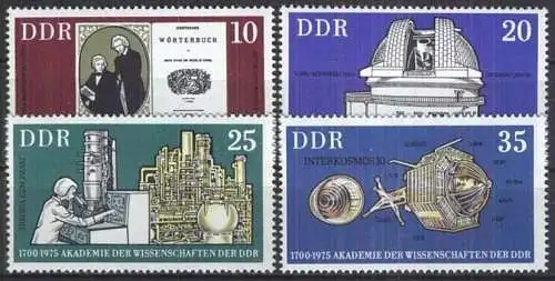 DDR 1975 Mi-Nr. 2061/64 ** MNH