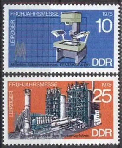 DDR 1975 Mi-Nr. 2023/24 ** MNH