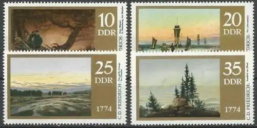 DDR 1974 Mi-Nr. 1958/61 ** MNH