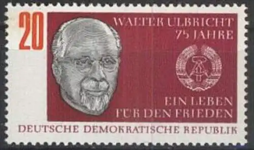 DDR 1968 Mi-Nr. 1383 ** MNH