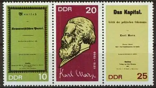 DDR 1968 Mi-Nr. 1365/67 ** MNH