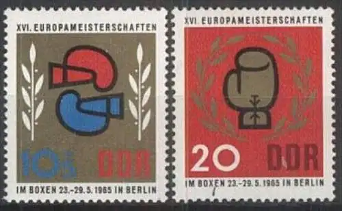 DDR 1965 Mi-Nr. 1100/01 ** MNH