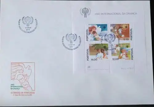 PORTUGAL 1979 Mi-Nr. Block 28 FDC