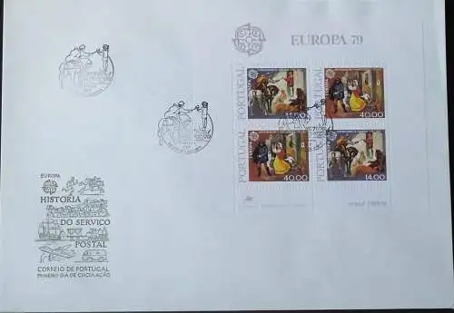 PORTUGAL 1979 Mi-Nr. Block 27 FDC