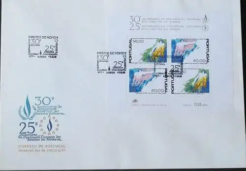 PORTUGAL 1978 Mi-Nr. Block 24 FDC