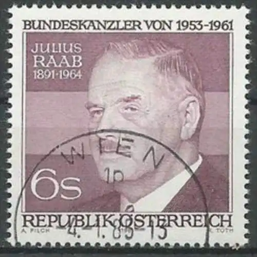 ÖSTERREICH 1981 Mi-Nr. 1690 o used aus Abo