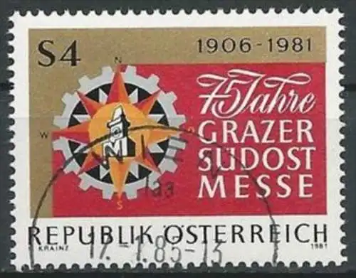 ÖSTERREICH 1981 Mi-Nr. 1682 o used aus Abo