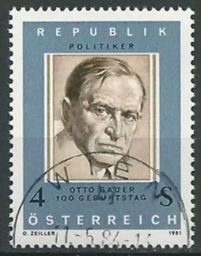 ÖSTERREICH 1981 Mi-Nr. 1678 o used aus Abo