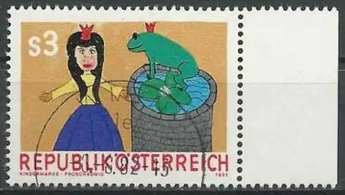 ÖSTERREICH 1981 Mi-Nr. 1674 o used aus Abo