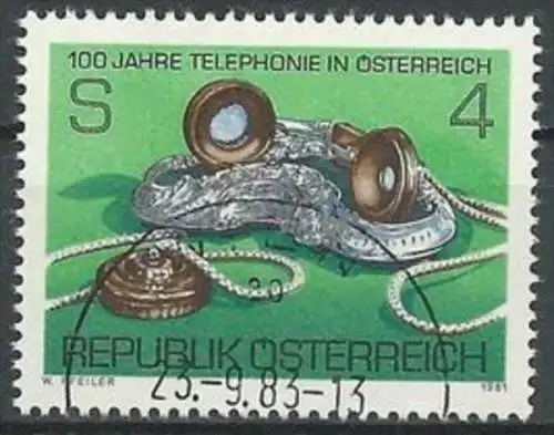 ÖSTERREICH 1981 Mi-Nr. 1672 o used aus Abo