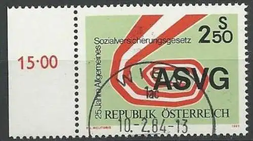 ÖSTERREICH 1981 Mi-Nr. 1664 o used aus Abo