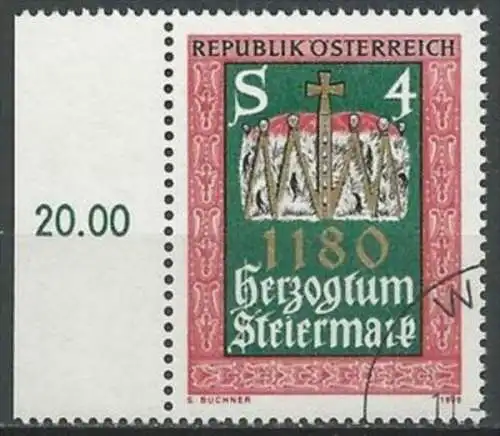 ÖSTERREICH 1980 Mi-Nr. 1648 o used aus Abo