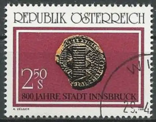 ÖSTERREICH 1980 Mi-Nr. 1647 o used aus Abo