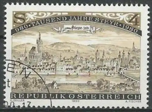 ÖSTERREICH 1980 Mi-Nr. 1645 o used aus Abo