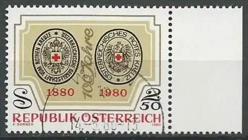 ÖSTERREICH 1980 Mi-Nr. 1634 o used aus Abo