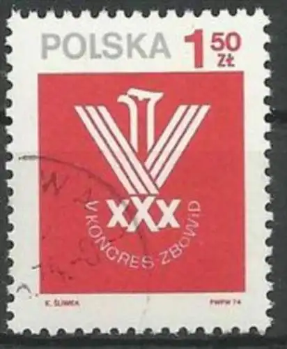 POLEN 1974 Mi-Nr. 2312 o used - aus ABO