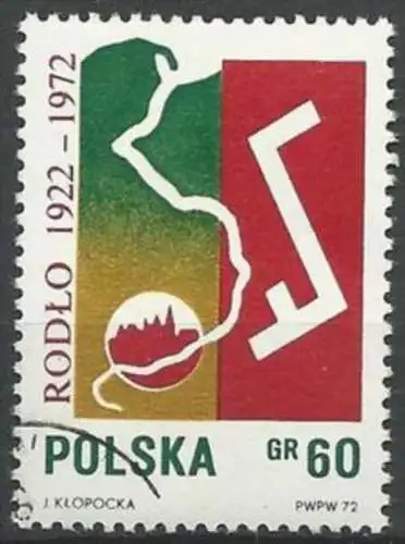 POLEN 1972 Mi-Nr. 2160 o used - aus ABO