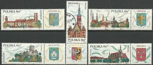 POLEN 1970 Mi-Nr. 2001/05 o used - aus ABO