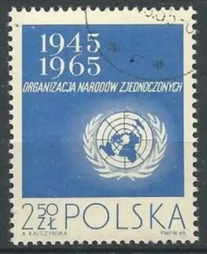 POLEN 1965 Mi-Nr. 1631 o used