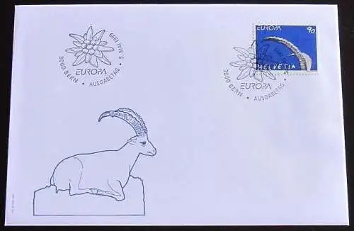 SCHWEIZ 1999 Mi-Nr. 1685 FDC