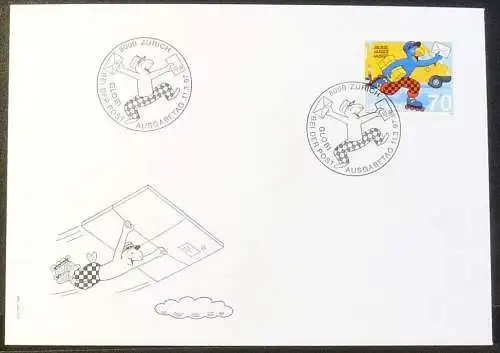 SCHWEIZ 1997 Mi-Nr. 1610 FDC