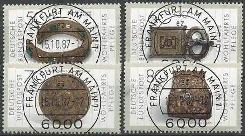 DEUTSCHLAND 1987 Mi-Nr. 1333/36 o used - aus ABO